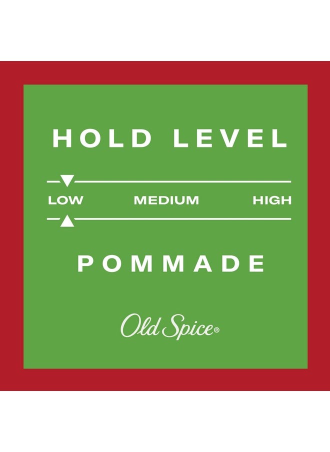 Old Spice Hair Styling Fiji Pomade for Men Flexible Hold Low Shine, 2.22 oz Each, Twin Pack 4.44 oz