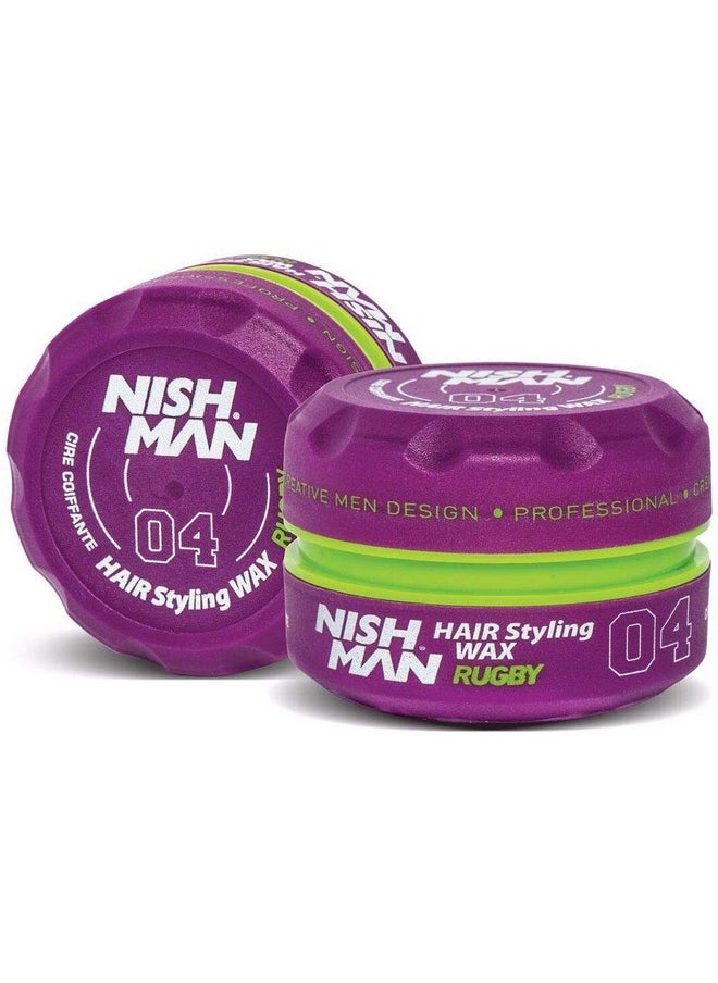 nishman Hair Styling Series (04 Rugby AQUA WAX, 150ml)