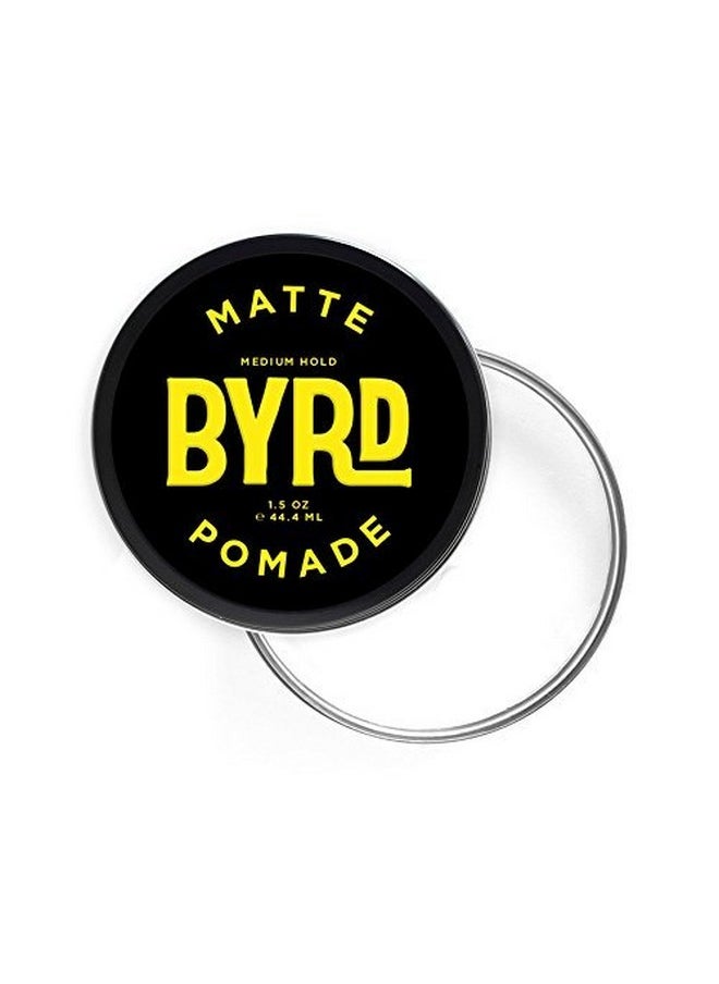BYRD Hair Matte Pomade Mens Medium Hold/ Low Sheen, 1.5 OZ