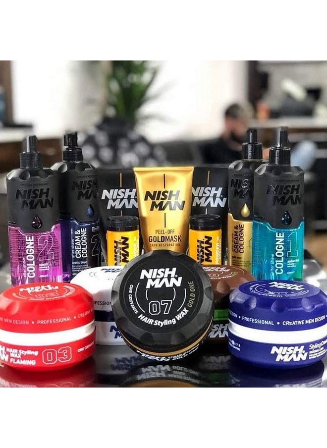 nishman Hair Styling Series (08 Matte Wax CLAY WAX, 150ml)
