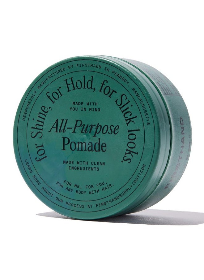 Firsthand Supply All-Purpose Hair Pomade - Clean & Non-toxic Hair Care Ingredients - Gives a Low Shine, Shape and Firm Hold To Your Hair - 3oz (88ml)
