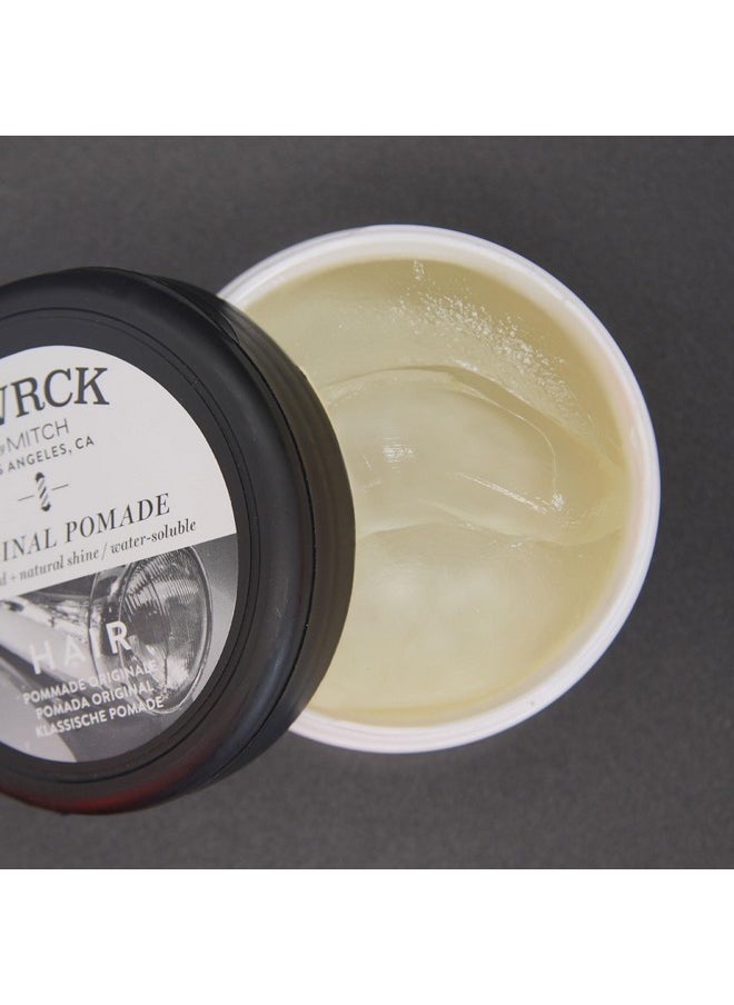 MVRCK by Paul Mitchell Original Pomade for Men, Medium Hold, Natural Shine Finish, Water-Soluble, For All Hair Types, 3 oz.
