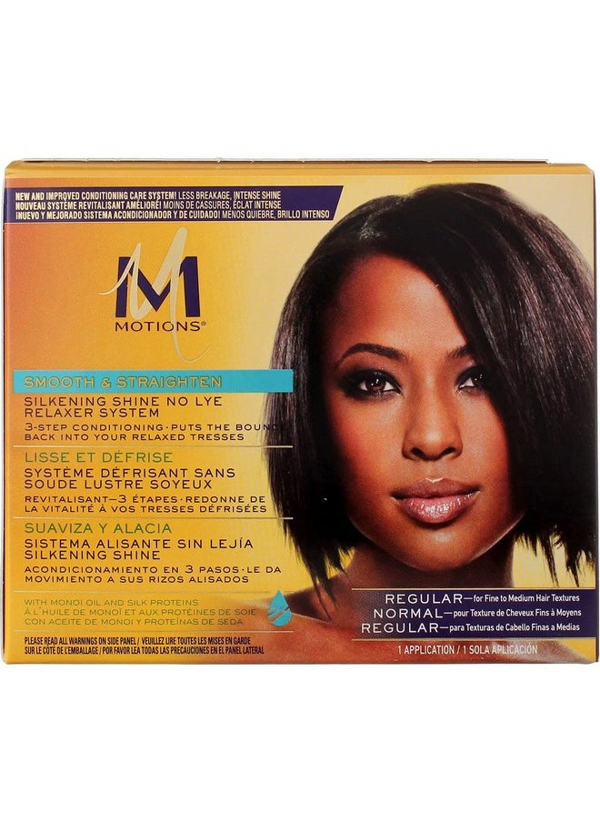 Motions Smooth and Straighten Silkening Shine No-Lye Relaxer System