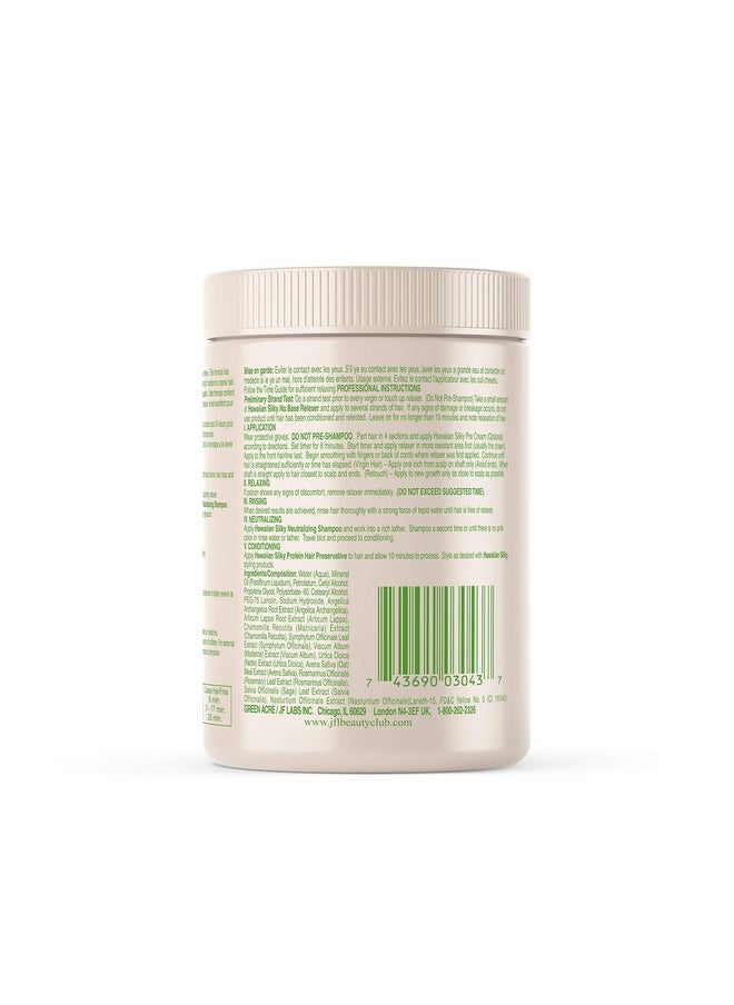 Hawaiian Silky no lye relaxer, regular, White, 20 Ounce