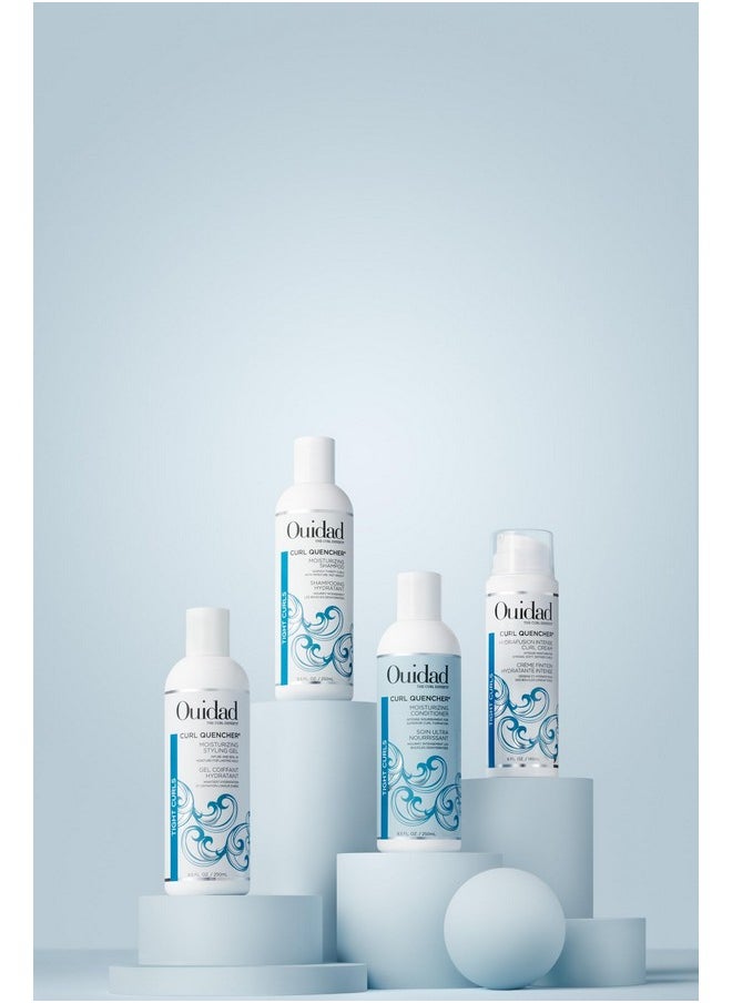 Ouidad Curl Quencher Moisturizing Conditioner - 8.5 fl oz, Curl Defining Hair Conditioner for Soft, Nourished & Hydrated Curls, Helps Repair Damage, Creamy Detangling Conditioner, For Tight Curls