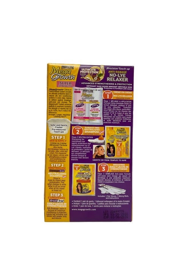 [PROFECTIV] MEGA GROWTH ANTI-DAMAGE NO-LYE RELAXER SUPER 1 TOUCH-UP APPLICATION
