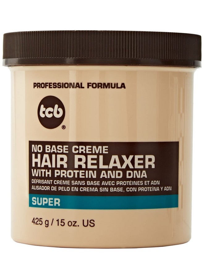TCB No Base Creme Hair Relaxer with Protein and DNA Super 15.oz