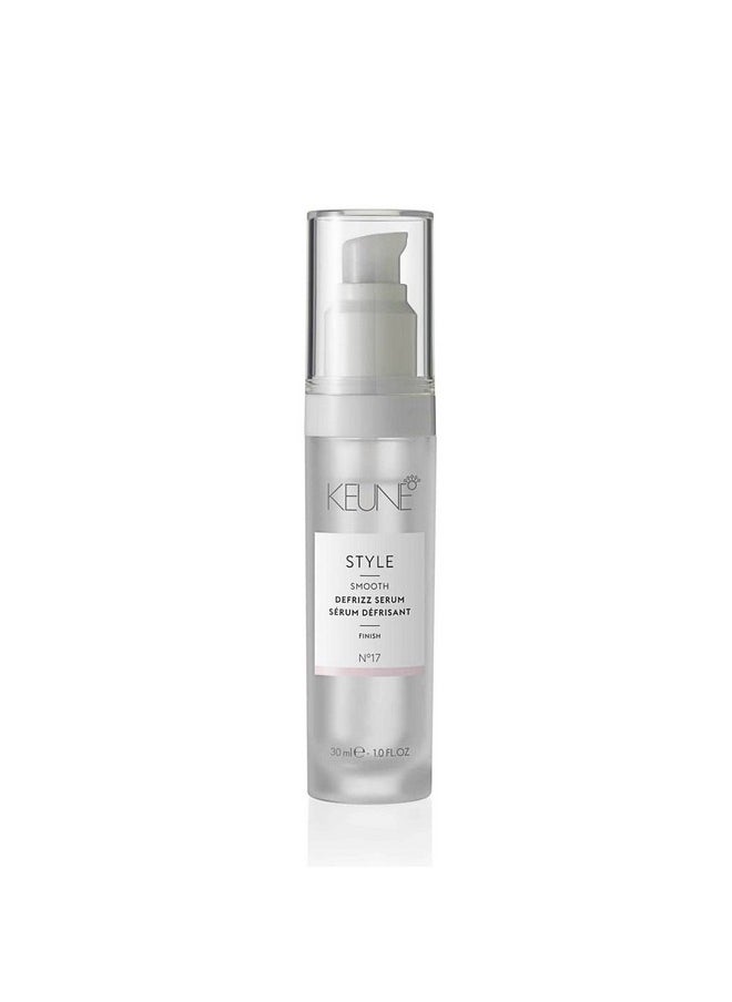 Keune Style Defrizz Serum, Anti-Frizz & UV Protection Serum for Smooth, Shiny Hair, 1 Fl Oz