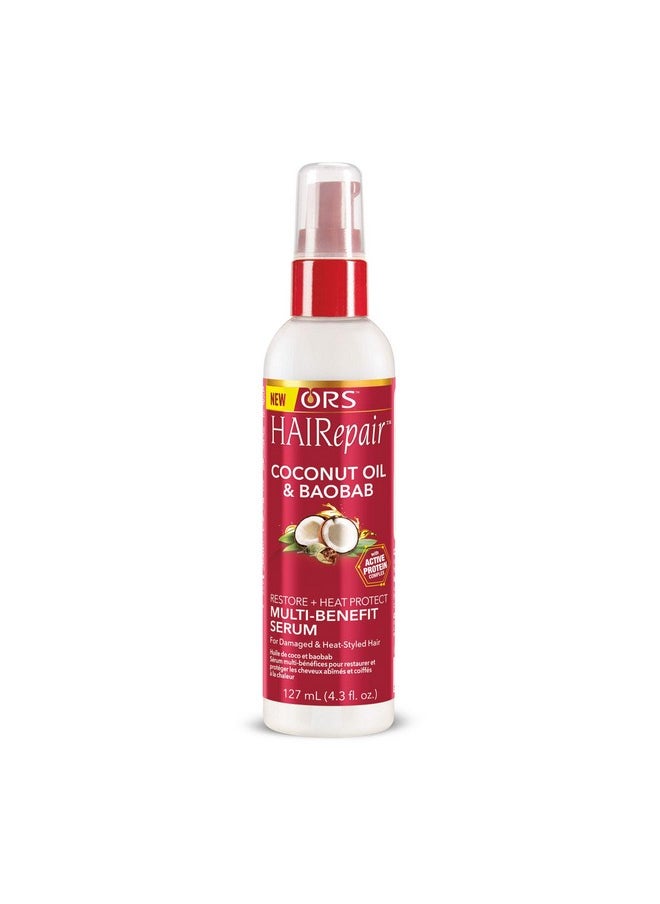 ORS HAIRepair Restore and Heat Protect Multi-Benefit Serum 4.3 oz (Pack of 1)