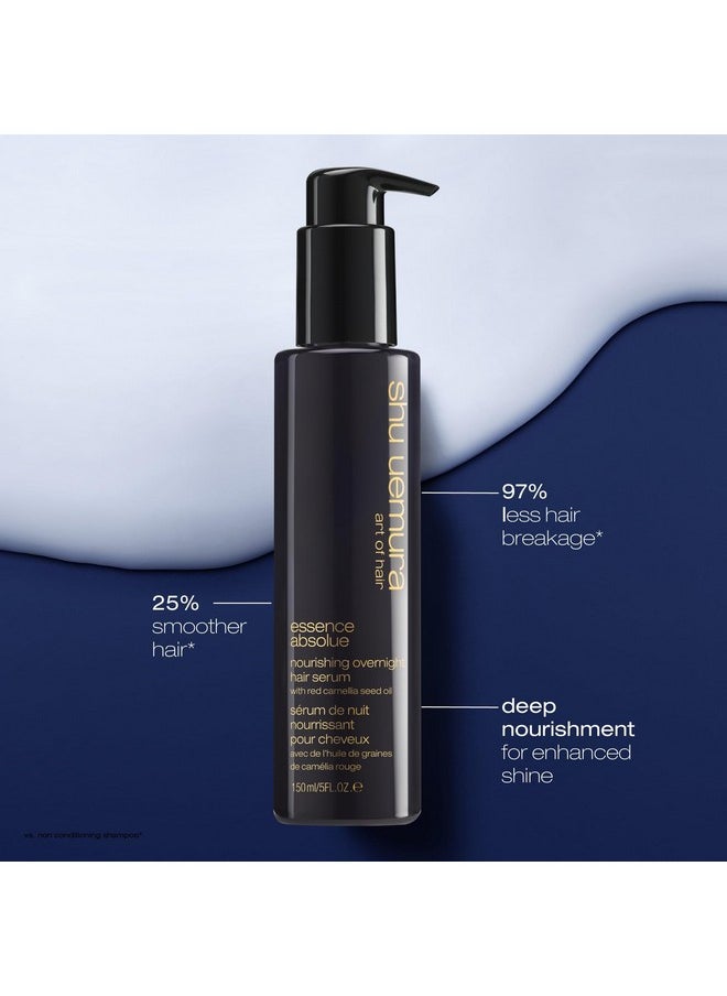 Shu Uemura Essence Absolue Nourishing Overnight Hair Serum | Hydrates, Nourishes, and Detangles | Reduces Frizz and Enhances Shine | Lightweight Formula Absorbs Overnight