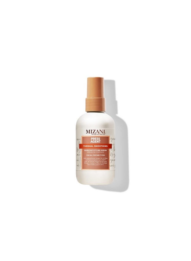 Mizani Press Agent Blow Dry Serum | Heat Styling Hair Serum | Moisturizes and Protect Hair from Blowouts | Thermal Smoothing and Heat Protection for Dry, Frizzy Hair | With Argan Oil | 3.38 Fl Oz