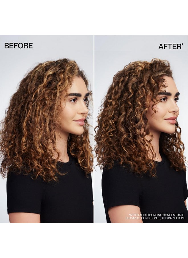 Redken Acidic Bonding Concentrate 24/7 Night & Day Serum | Nourishes & Restores Damaged Hair | Overnight Repair & Protection | With Citric Acid & Polyglutamic Acid | For Damaged Hair