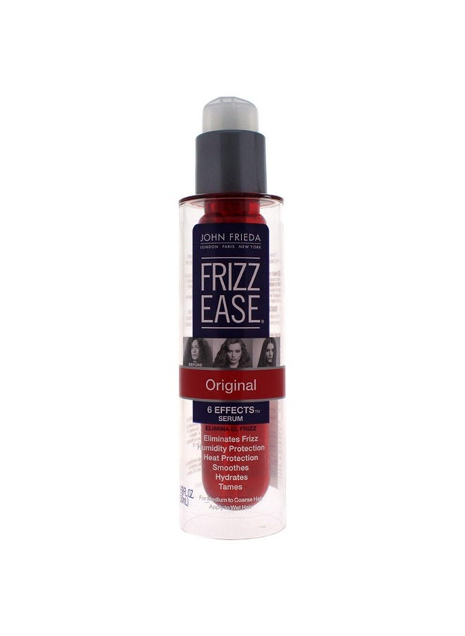 John Frieda Anti Frizz, Frizz Ease Original Hair Serum, Anti-Frizz Heat Protecting, Infused with Silk Protein, 1.69 fl oz