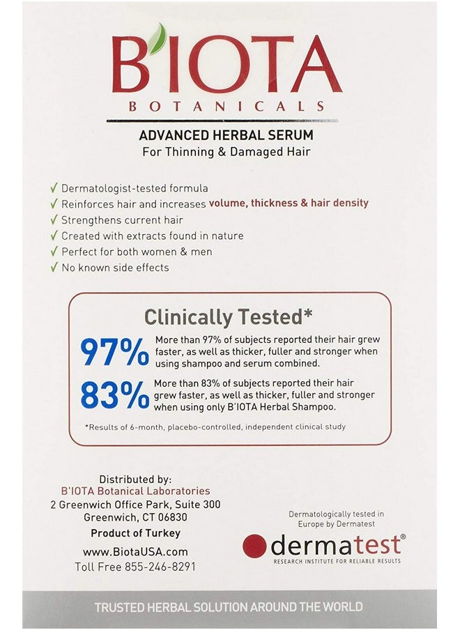 BIOTA BOTANICALS ADVANCED HERBAL CARE LEAVE-IN SERUM,12 count ,0.34 oz.