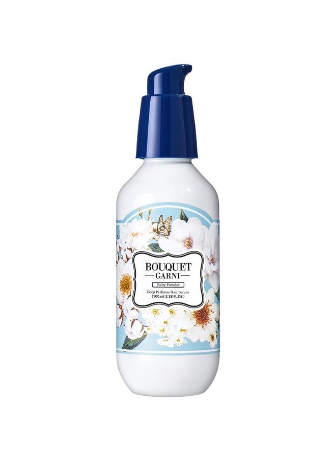 Bouquet Garni Deep Perfume Hair Serum Baby Scent Fragrance - Anti-Frizz Hair, Quick Absorption, Long-lasting (Containing Amino acids, Proteins, Hyaluronic Acids, Vegan Oils) - 3.4 oz