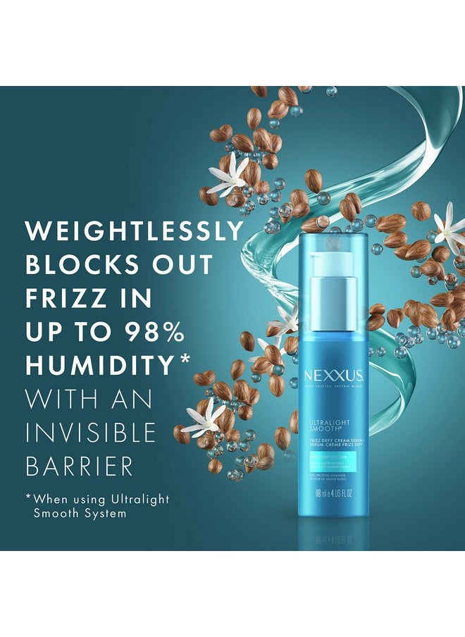 NEXXUS Ultralight Smooth Hair Serum for Dry and Frizzy Hair Weightless Smooth Hair Treatment to Block Out Frizz Against Humidity 4 fl oz