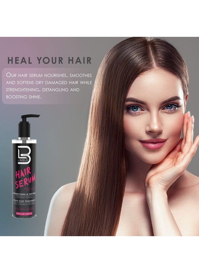 L3 Level 3 Hair Serum - Repairs your Damaged Hair - Softens and Smoothing - Level Three Hair Smoothing Serum - Reduces Frizziness (6.8 oz, Hair Serum)