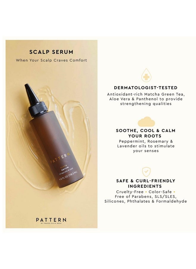 PATTERN Beauty by Tracee Ellis Ross Scalp Serum with Rosemary and Peppermint Oil to Moisturize Dry, Itchy Scalps, 4 Fl Oz