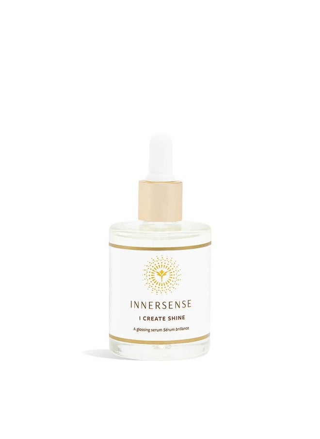INNERSENSE Organic Beauty - Natural I Create Shine Glossing Serum | Non-Toxic, Cruelty-Free, Clean Haircare (1.7 fl oz | 50 ml)