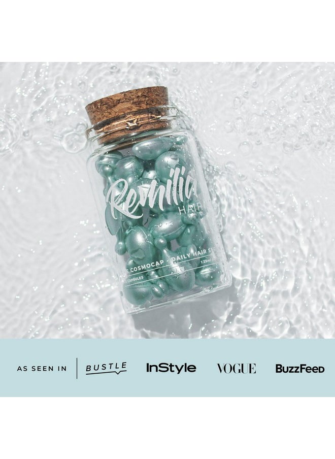 Remilia Hair Hair Serum with Keratin, Silk Protein & Vitamin B5-30 Capsules - Hair Styling Oils for Frizzy and Damaged Hair