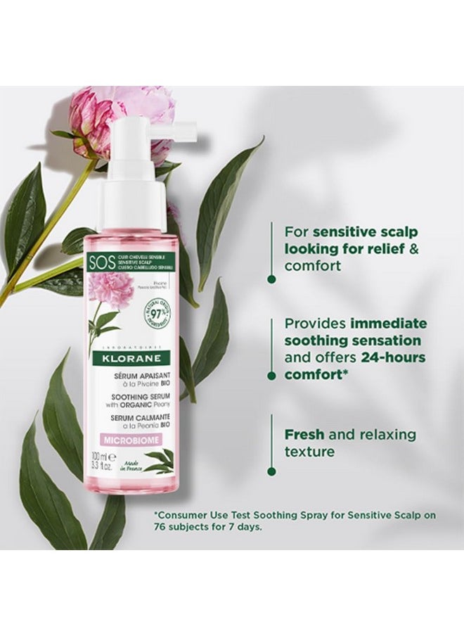 Klorane Soothing Scalp Serum with Peony, 3.4 fl. oz.