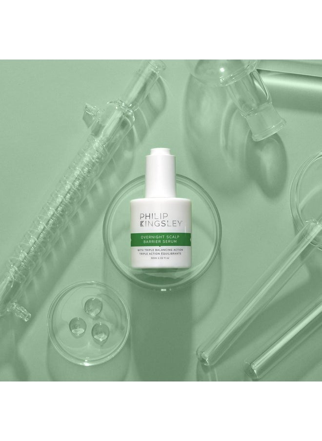 PHILIP KINGSLEY Overnight Hydrating Hair Scalp Serum Hydration Treatment for Dry, Itchy, Flaky, Oily Scalps, with Aloe Vera, Triple Balancing Action, Scalp Care Products, 2.02 fl oz