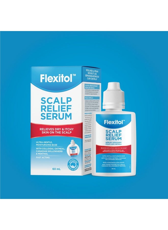 Flexitol Scalp Relief Serum for Itchy Scalp with 2% Colloidal Oatmeal, 2 Ounce