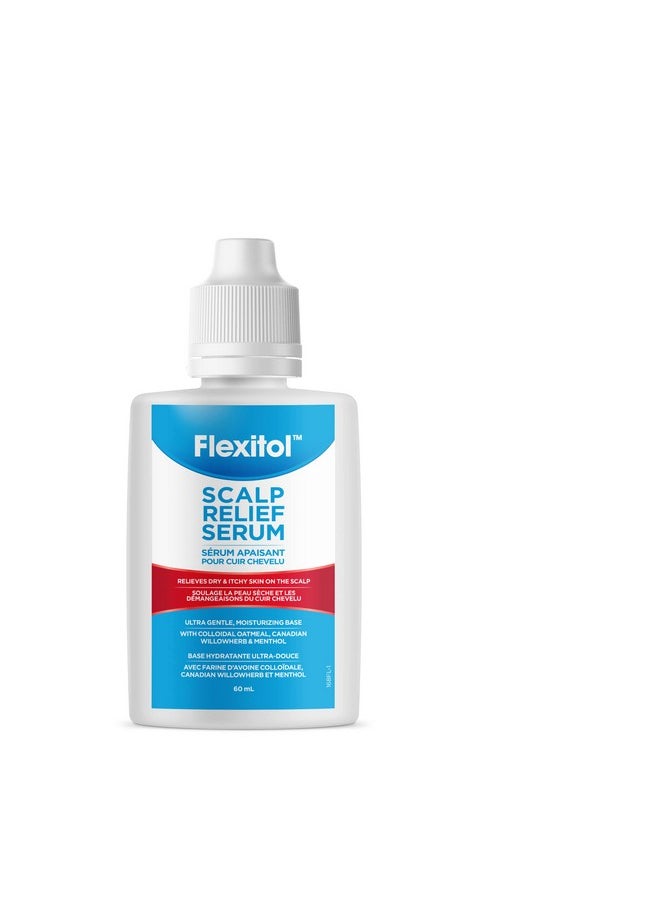 Flexitol Scalp Relief Serum for Itchy Scalp with 2% Colloidal Oatmeal, 2 Ounce