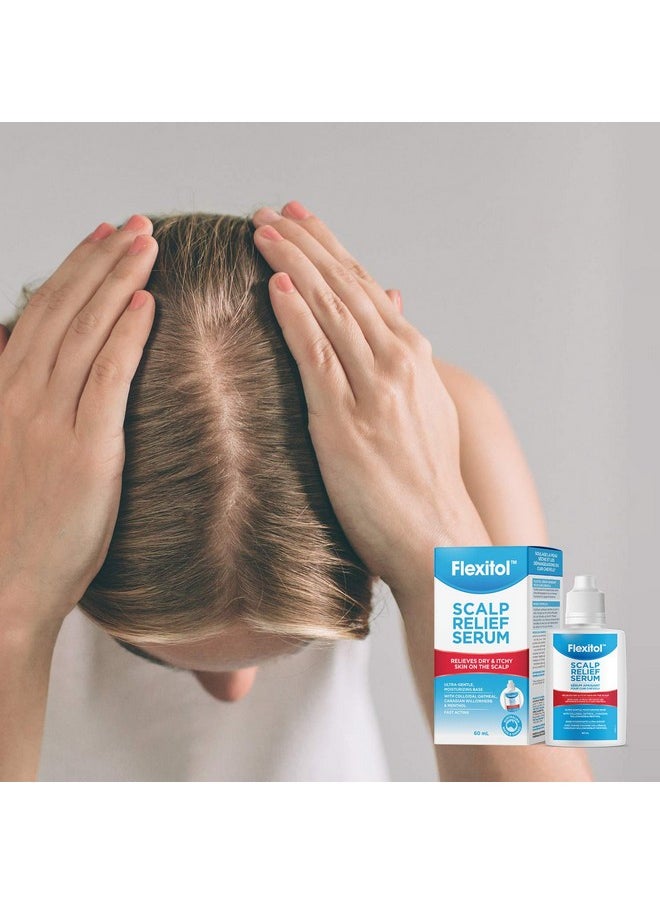 Flexitol Scalp Relief Serum for Itchy Scalp with 2% Colloidal Oatmeal, 2 Ounce