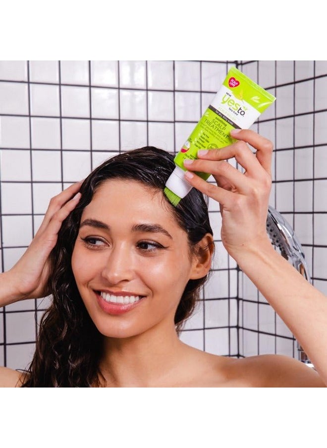 Yes To Tea Tree Scalp Treatment, Soothing Formula To Remove Build Up, Leaving Scalp Cleansed & Calm, With Tea Tree, Witch Hazel, Apple Cider Vinegar & Sage Oil, Natural, Vegan & Cruelty Free, 3 Fl Oz