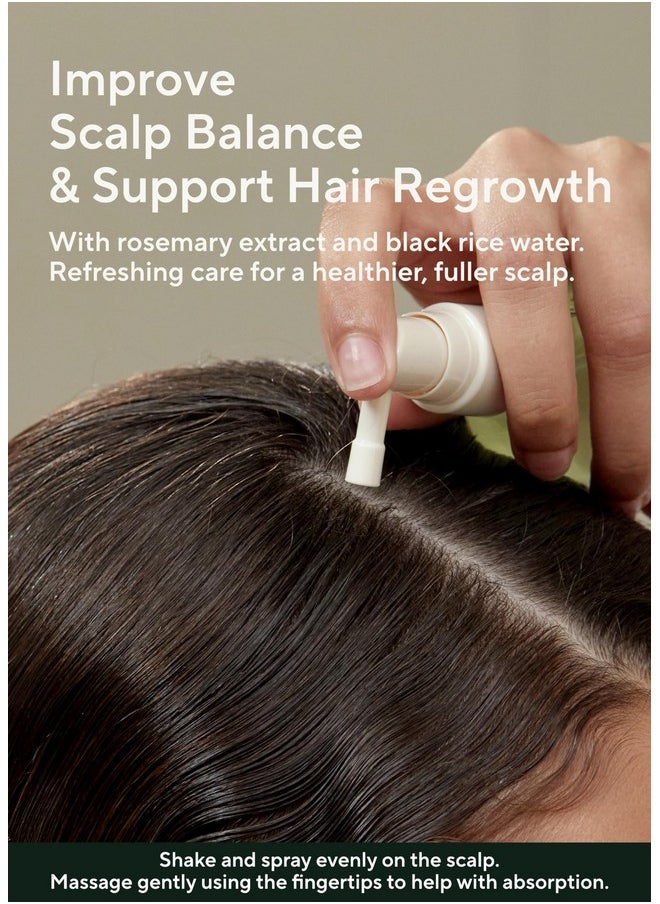 AROMATICA Rosemary Root Enhancer 3.38oz / 100ml - Scalp Nourishing with Food-graded Rosemary Oil - Relieves Itchy, Dry, Flaky Scalp - Free from Sulfate, Silicone, and Paraben