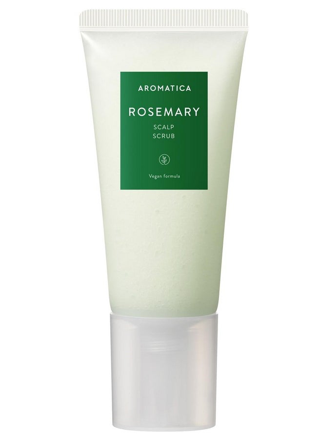 AROMATICA Rosemary Scalp Scrub 5.82oz / 165g, Scalp Treatment, Scalp Exfoliator with Salt Scrub for Oily Scalp, Dandruff, Build Up Remover