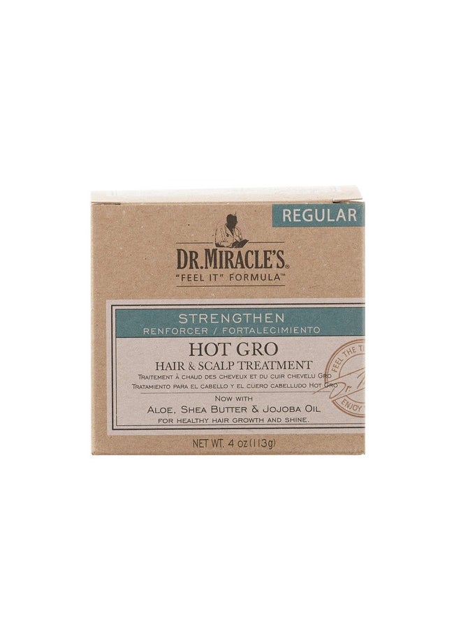 Dr. Miracle's Strengthen Hot Gro Hair Scalp Treatment 4oz Super
