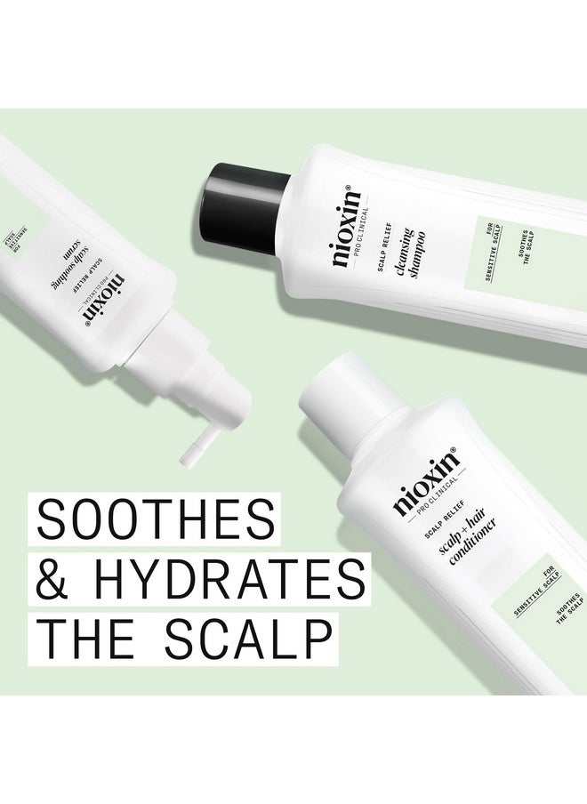 Nioxin Scalp Relief System - Hair Products for Sensitive, Itchy Scalp - Includes Shampoo, Conditioner and Serum (Packaging May Vary)