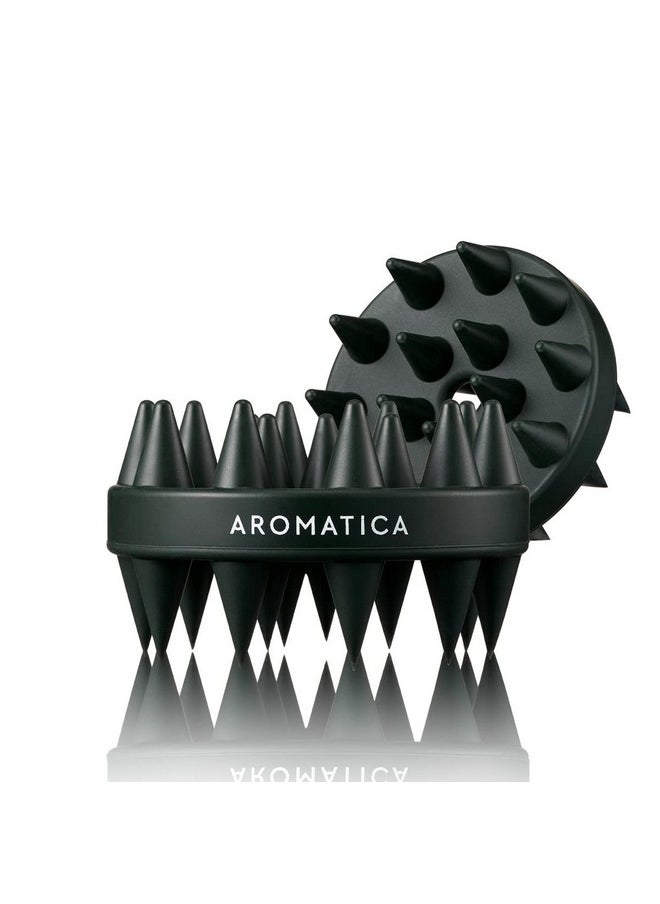 AROMATICA Dual Scalp Care Shampoo Brush - Retrieve Nourished Hair with Scalp Scaling and Deep Cleansing