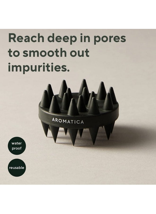 AROMATICA Dual Scalp Care Shampoo Brush - Retrieve Nourished Hair with Scalp Scaling and Deep Cleansing