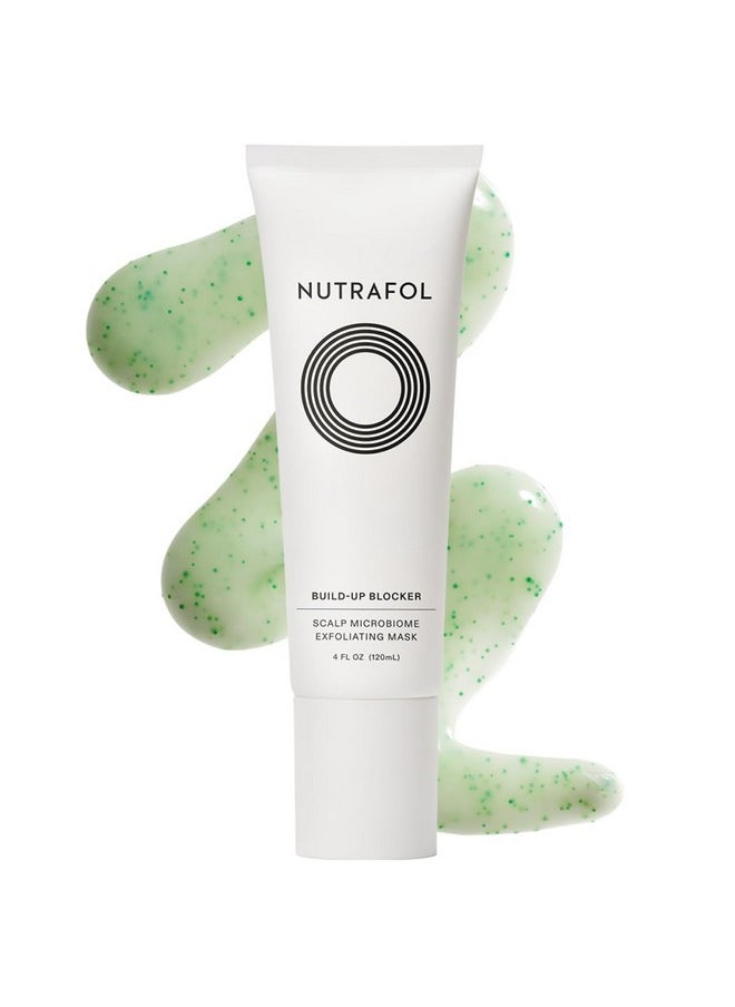 Nutrafol Exfoliating Scalp Mask, Eliminates Product Build-up and Oil for Healthier Hair and Scalp, Physician-formulated for Thinning Hair, Color and Extension Safe - 4 Fl Oz Bottle