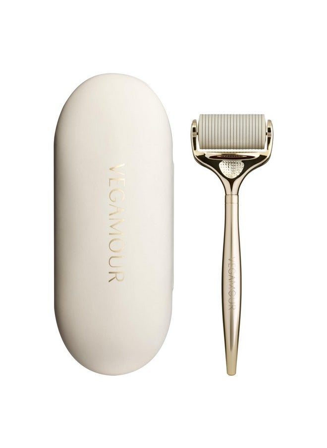 VEGAMOUR GRO+ Advanced Dermaroller | 1,200 Microneedle 0.25mm Scalp Tool | Gently Exfoliates the Scalp | Wide Head for Maximum Coverage