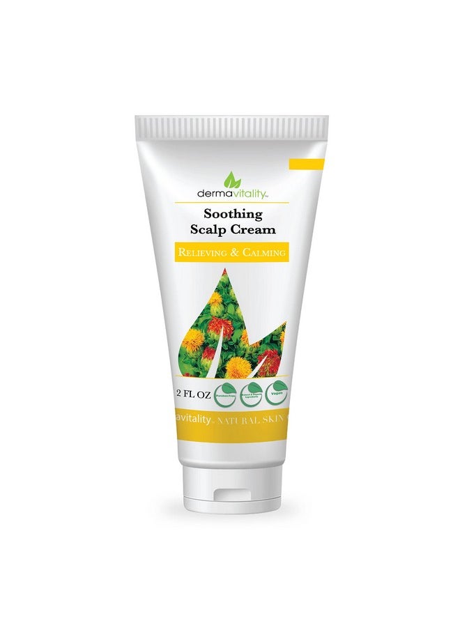 Dermavitality Soothing Moisturizing Scalp Cream Natural Organic Lotion for to moisturize and soothe scalp - 2 Ounces