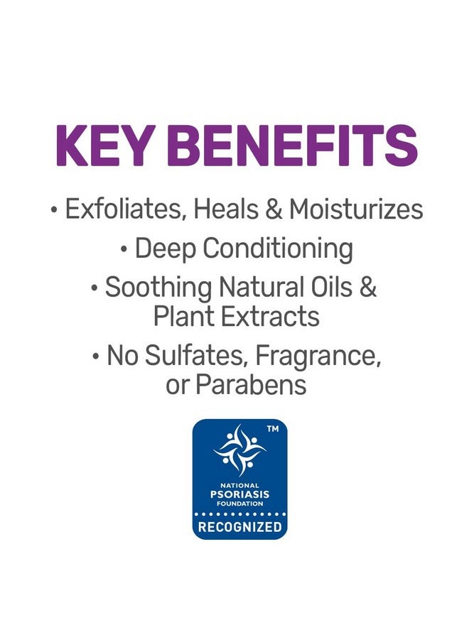 MG217 Deep Conditioning Salicylic Acid Scalp Treatment for Psoriasis, Exfoliates, Heals, Moisturizes, Hyaluronic Acid, Natural Oils, Plant Extracts, Sulfate free, Paraben Free, Fragrance Free, 6 floz