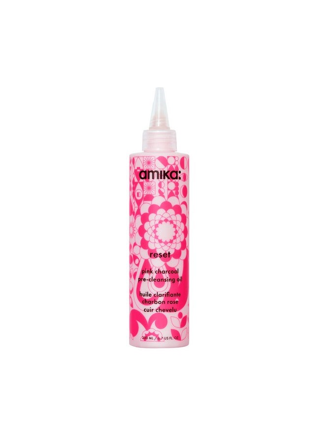 Amika Reset Pink Charcoal Scalp Cleansing Oil Unisex 6.7 oz (Pack of 1)