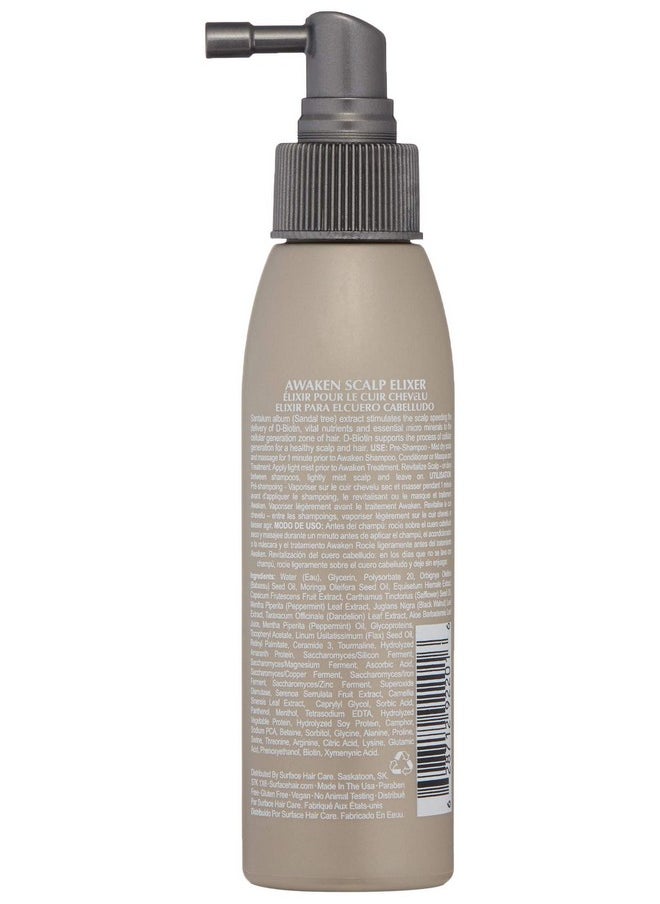 SURFACE Hair Awaken Scalp Elixir, Stimulate and Revitalize While Lifting Roots and Adding Volume, 4 Fl. Oz.
