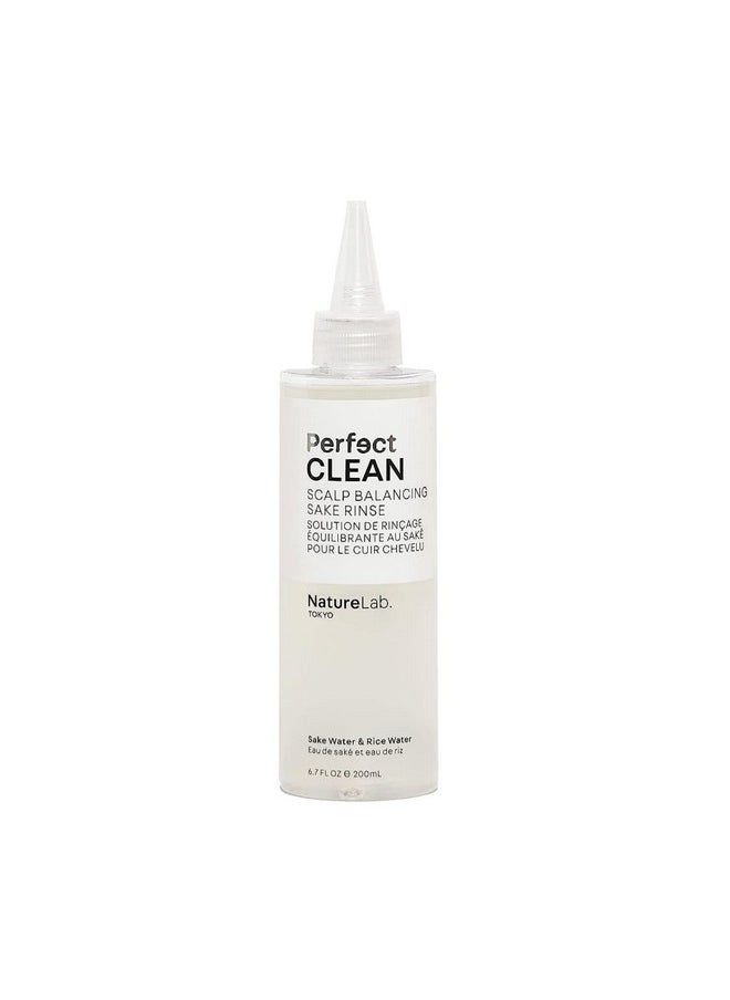 NATURELAB. TOKYO Perfect Clean Scalp Balancing Sake Rinse: Removing Product Build-Up and Impurities for Optimal Scalp Health | 7 FL OZ / 200 ML