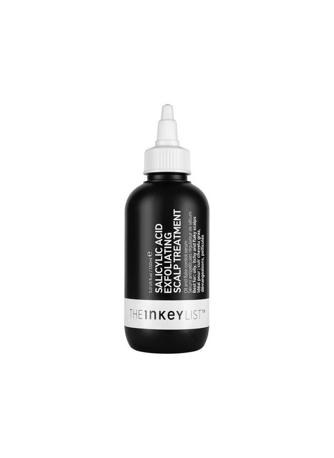 The INKEY List Salicylic Acid Exfoliating Scalp Treatment, Pre-Wash Salicylic Acid for Scalp, Helps Flaky, Itchy-Feeling Scalps and Hair Product Buildup, 5.07 fl oz