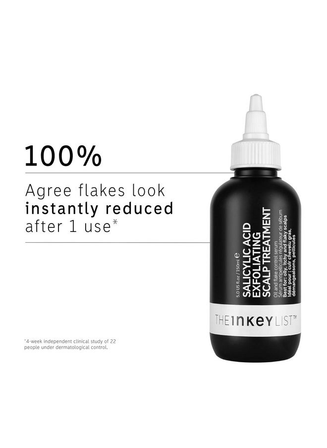 The INKEY List Salicylic Acid Exfoliating Scalp Treatment, Pre-Wash Salicylic Acid for Scalp, Helps Flaky, Itchy-Feeling Scalps and Hair Product Buildup, 5.07 fl oz