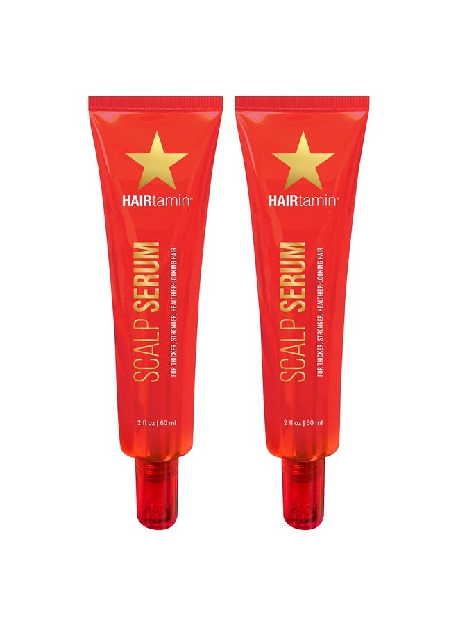 HAIRtamin Scalp Serum | Visibly Thicker, Nourished Hair and Healthy Scalp Treatment (Two Pack)