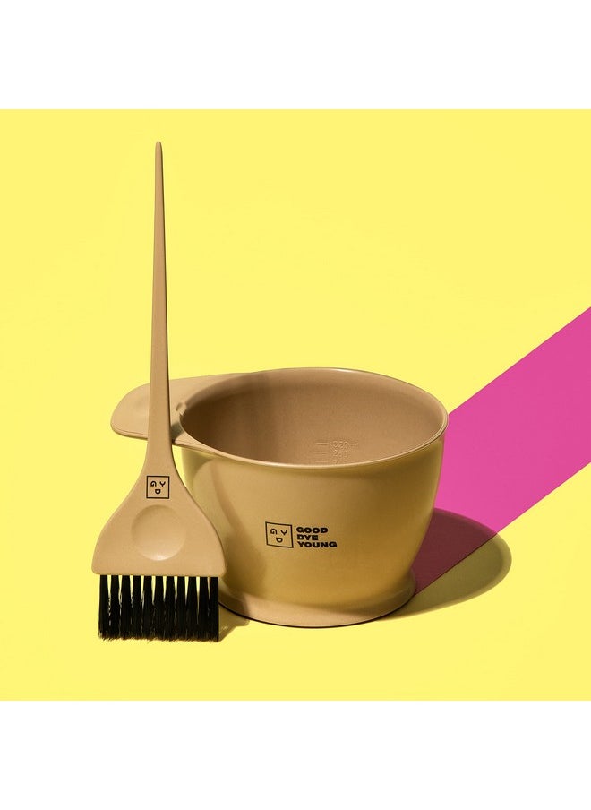 Good Dye Young Hair Dye Kit - 2-Piece Hair Dye Brush and Bowl Set - Reusable Earth Friendly Hair Coloring Kit - Vegan & Cruelty Free Tinting Kit