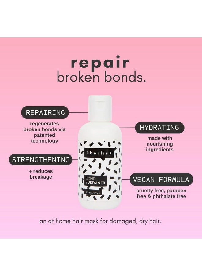 Uberliss Bond Sustainer - 3.7 oz - Hair Mask For Damaged Hair - Patented Formula - Regenerate Broken Hair Bonds - Instant Results and Improvement