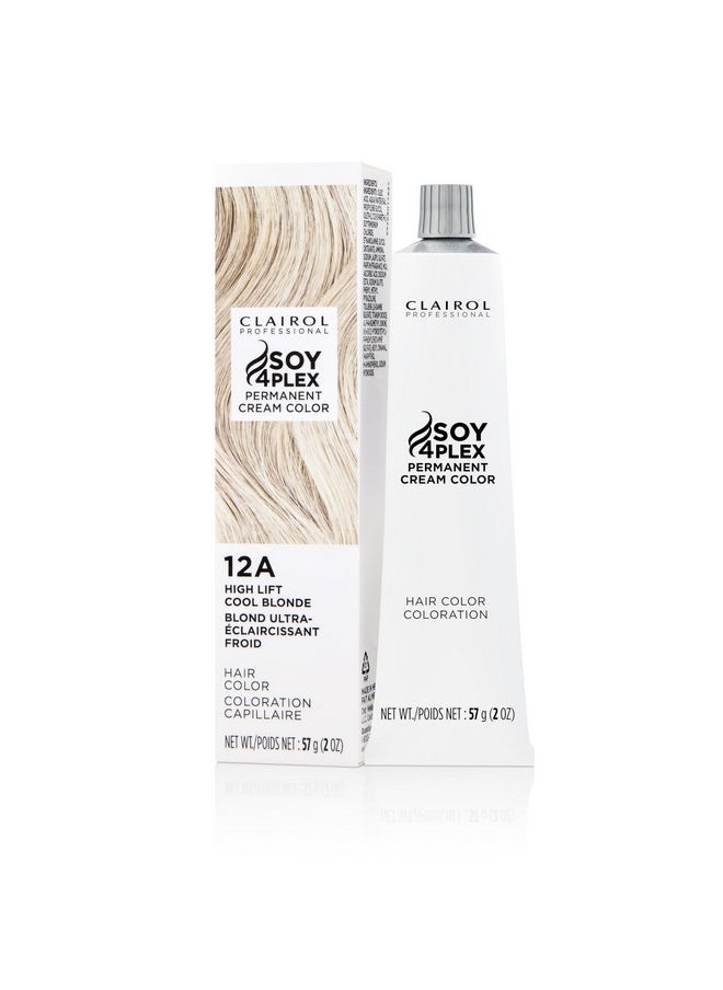 Clairol Professional Crème Permanente, 12a High Lift Cool Blonde, 2 oz. - Packaging May Vary