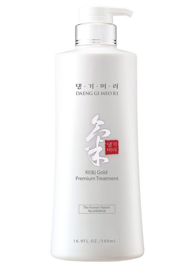 Daeng Gi Meo Ri- Ki Gold Premium Treatment, Effectively Moisture to Dry and Rough Hair, No Artificial Color 16.9 Fl Oz